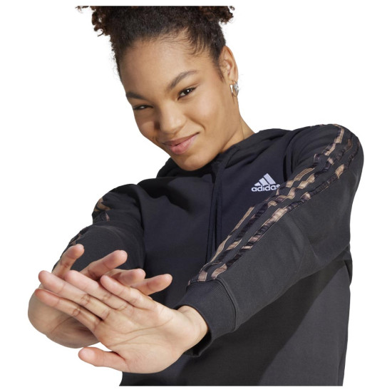 Adidas Γυναικείο φούτερ Vibrant Print 3-Stripes Hoodie